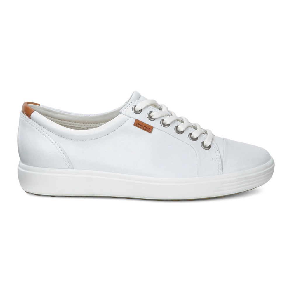 ECCO Womens Sneakers White - Soft 7 - KWZ-028135